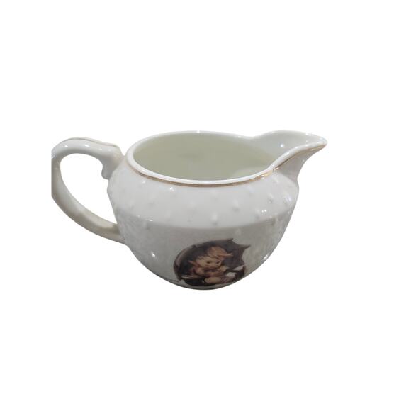 M. J. Hummel Stormy Weather Teapot Creamer and Sugar Bowl Set - Picture 3 of 5